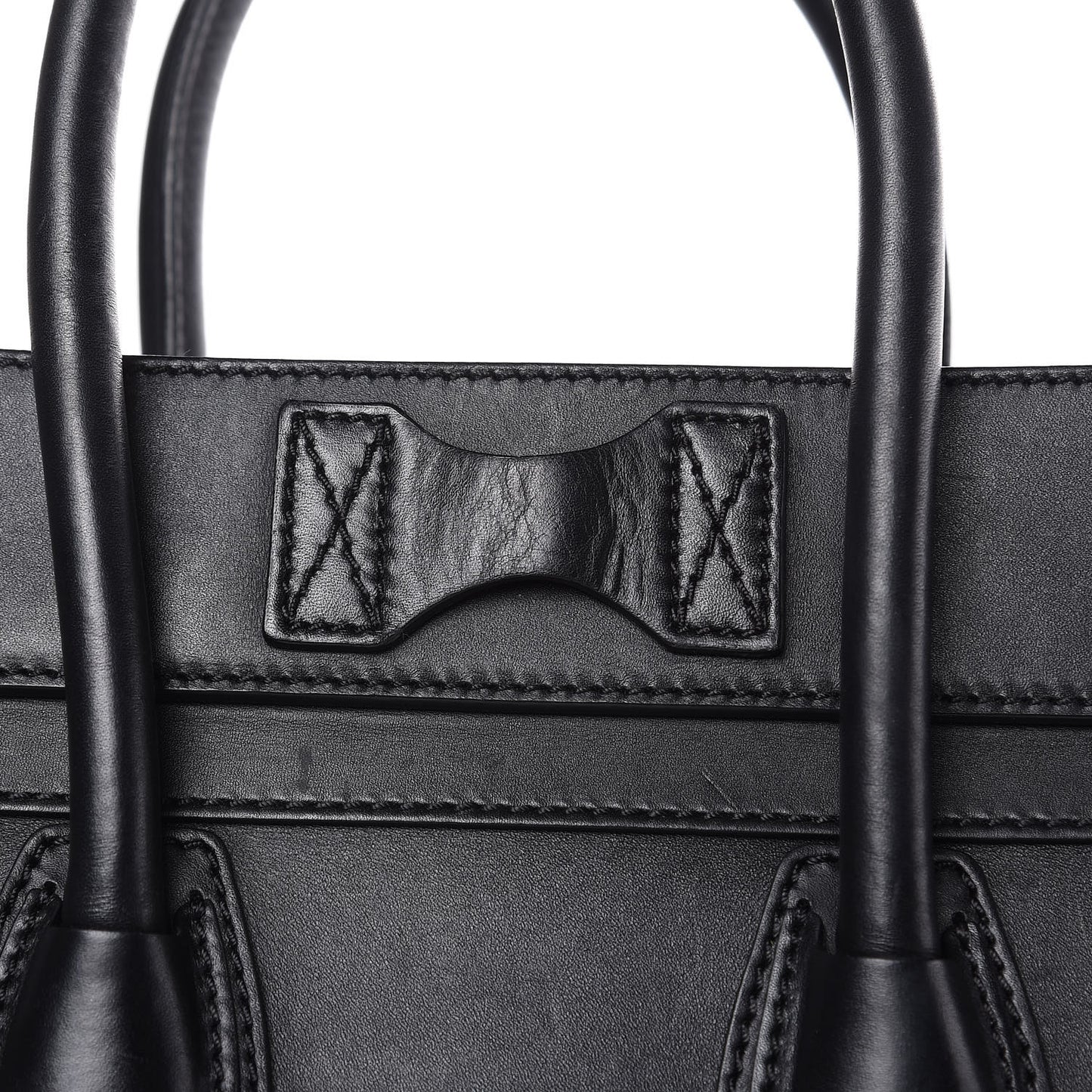 Smooth Calfskin Mini Luggage Black