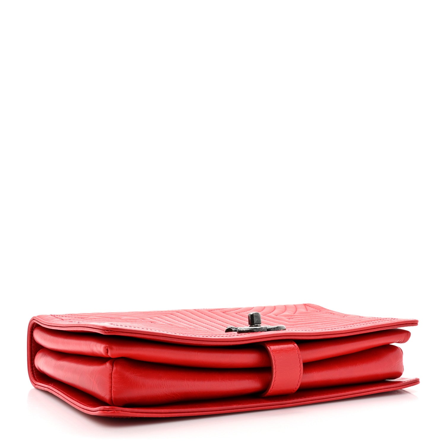 Chanel Calfskin Quilted Small Korean Garden Flap Red 4 of 13