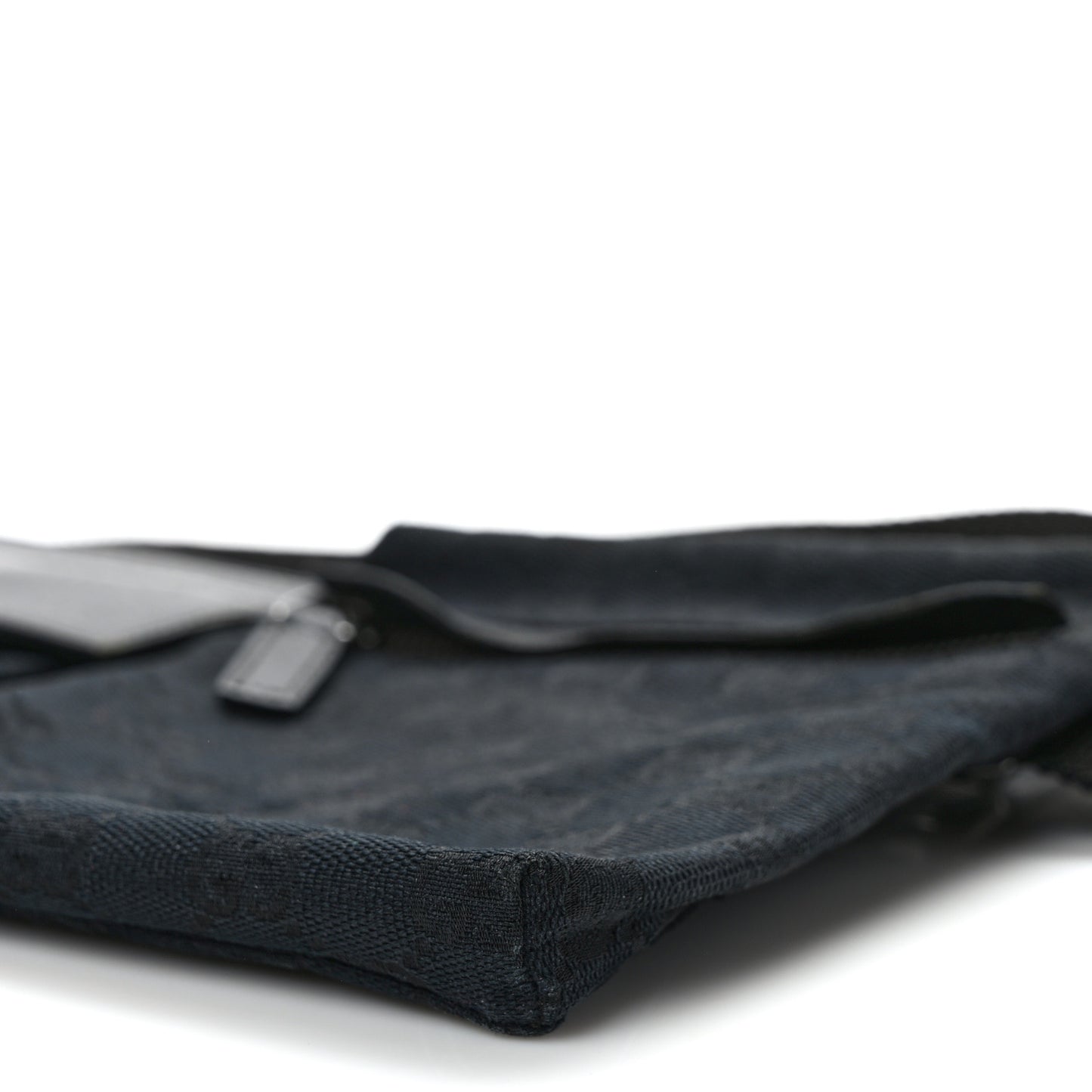 GG Monogram Double Pocket Belt Bag Black