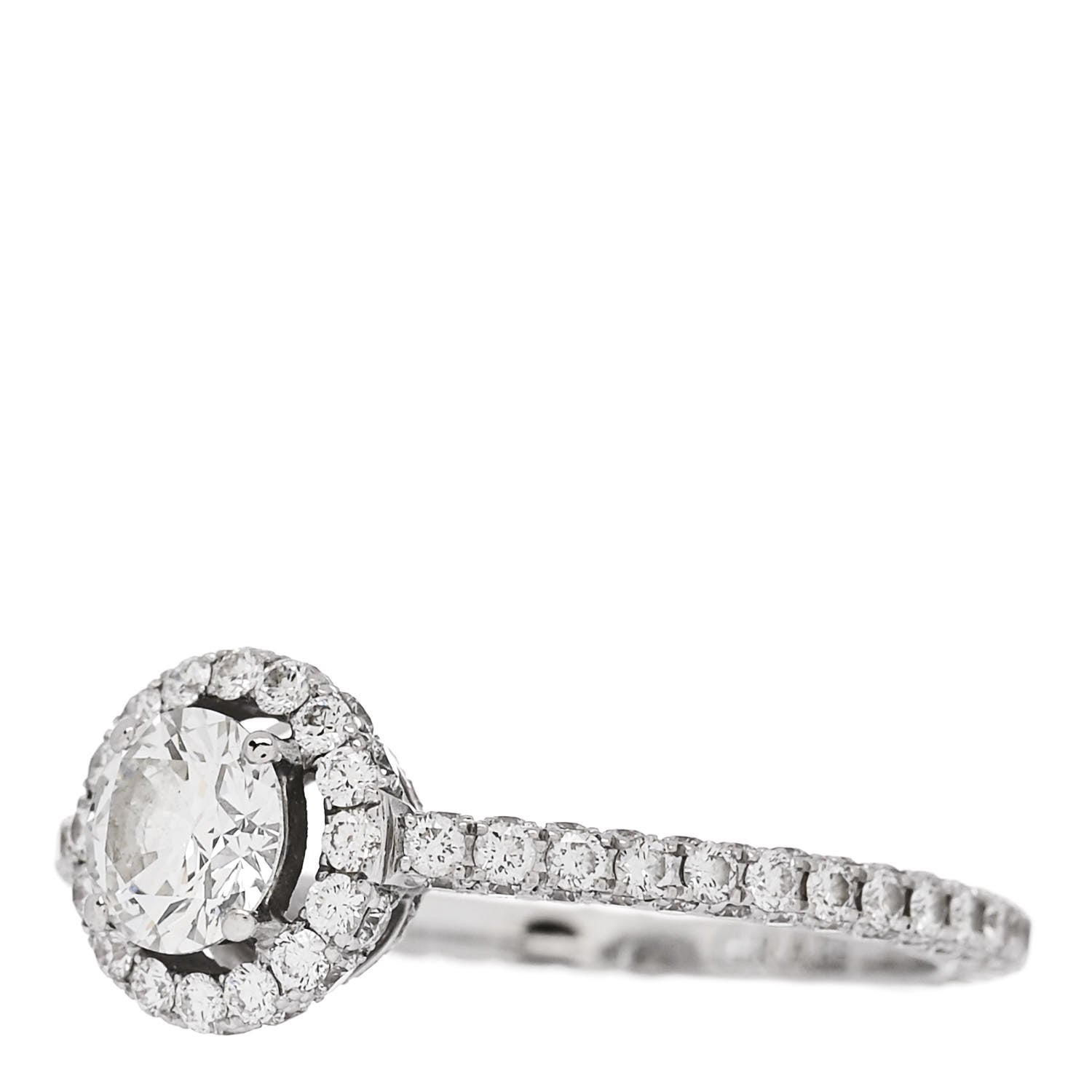 Graff 18K White Gold Diamond .50ct Constellation Round Engagement Ring 51 5.75 3 of 7