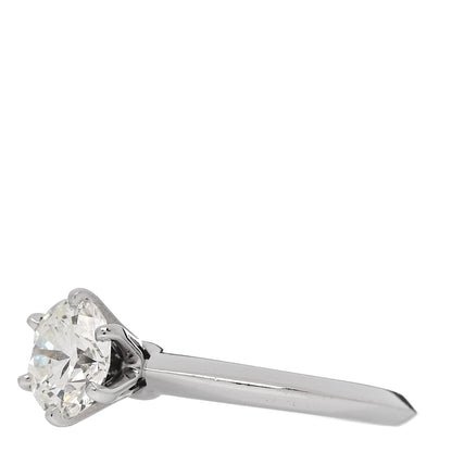 Tiffany Platinum Diamond 1.26ct Solitaire Engagement Ring 49 4.75 3 of 7