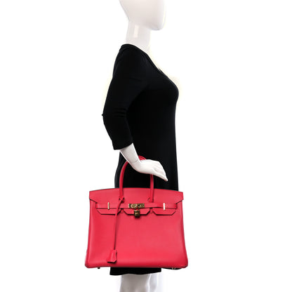 Hermes Epsom Birkin 35 Rose Extreme 3 of 14