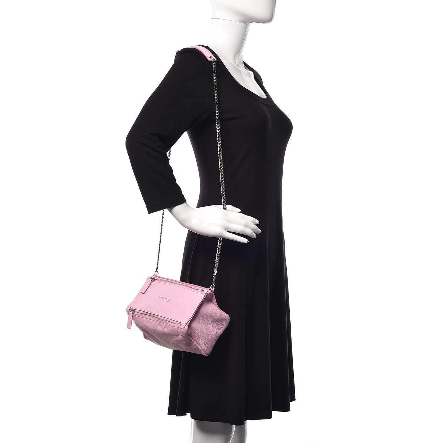 Sugar Goatskin Mini Chain Pandora Bright Pink