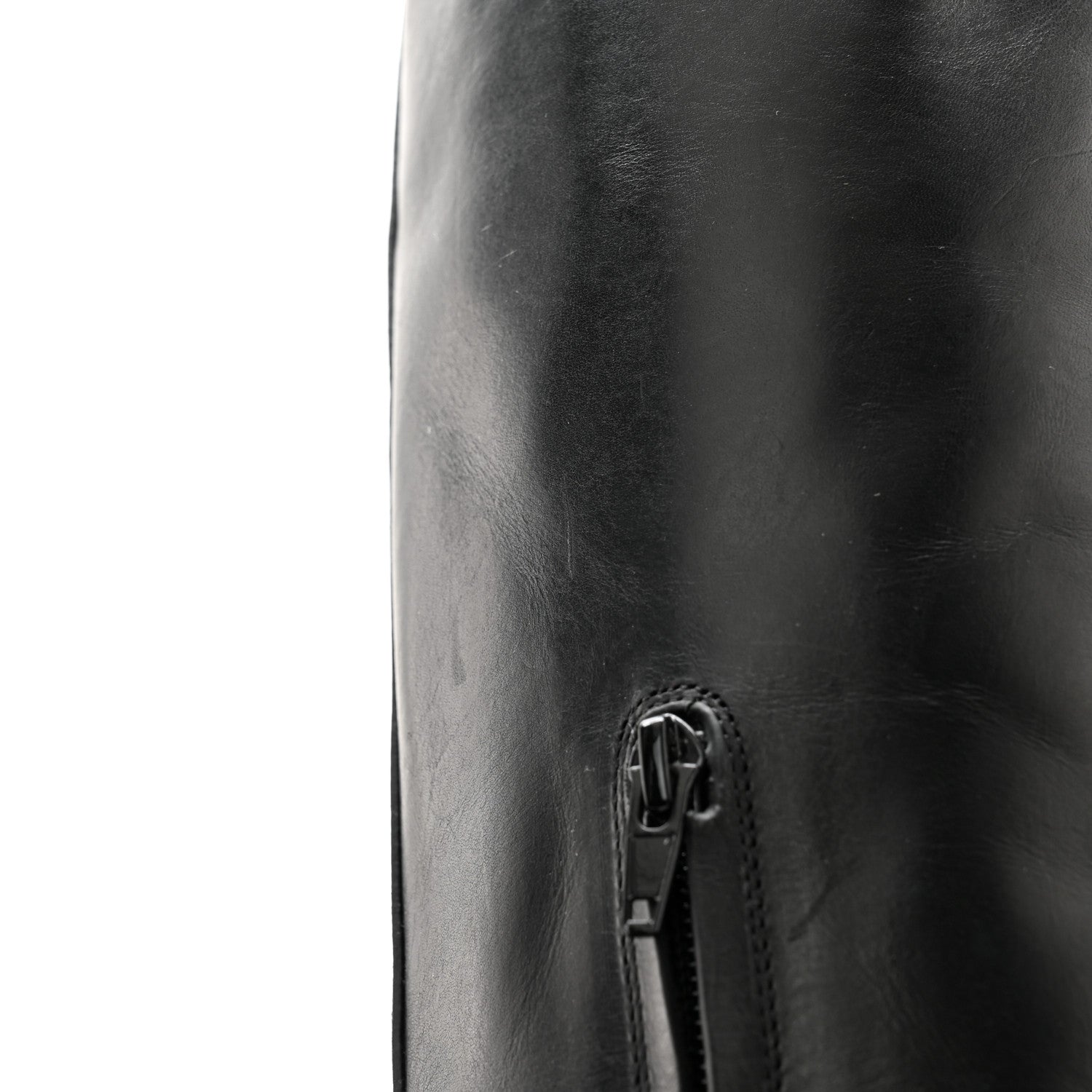Bottega Veneta Calfskin The Tire High Boots 37 Black Camping 9 of 10