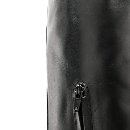 Bottega Veneta Calfskin The Tire High Boots 37 Black Camping 9 of 10
