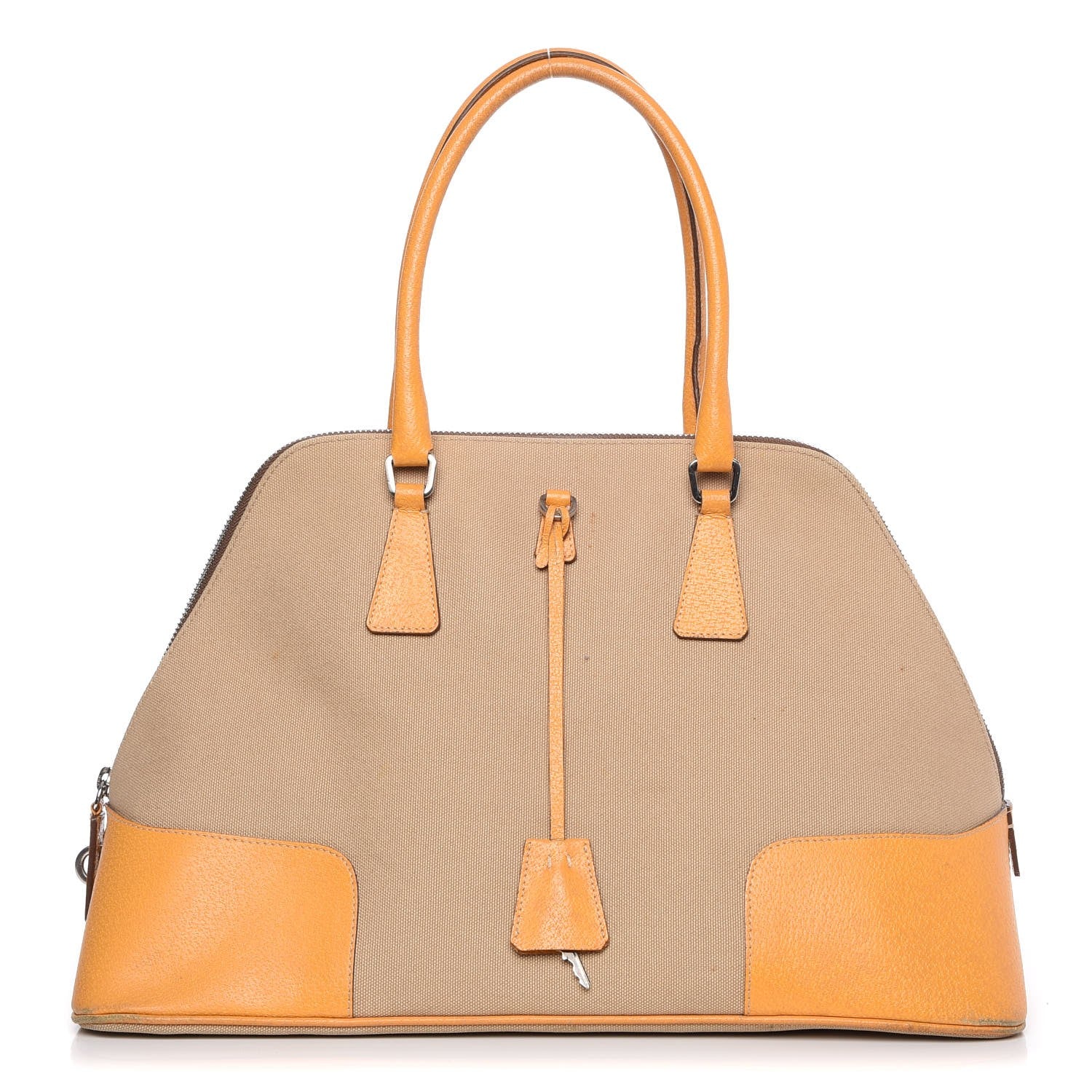 Prada Canapa Cinghiale Frame Bowler Yellow 4 of 23