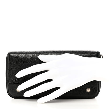 Chanel Caviar Outdoor Ligne Zip Around Wallet Black 2 of 18
