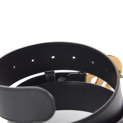 Gucci Calfskin Double G 40mm Belt 85 34 Black 5 of 7