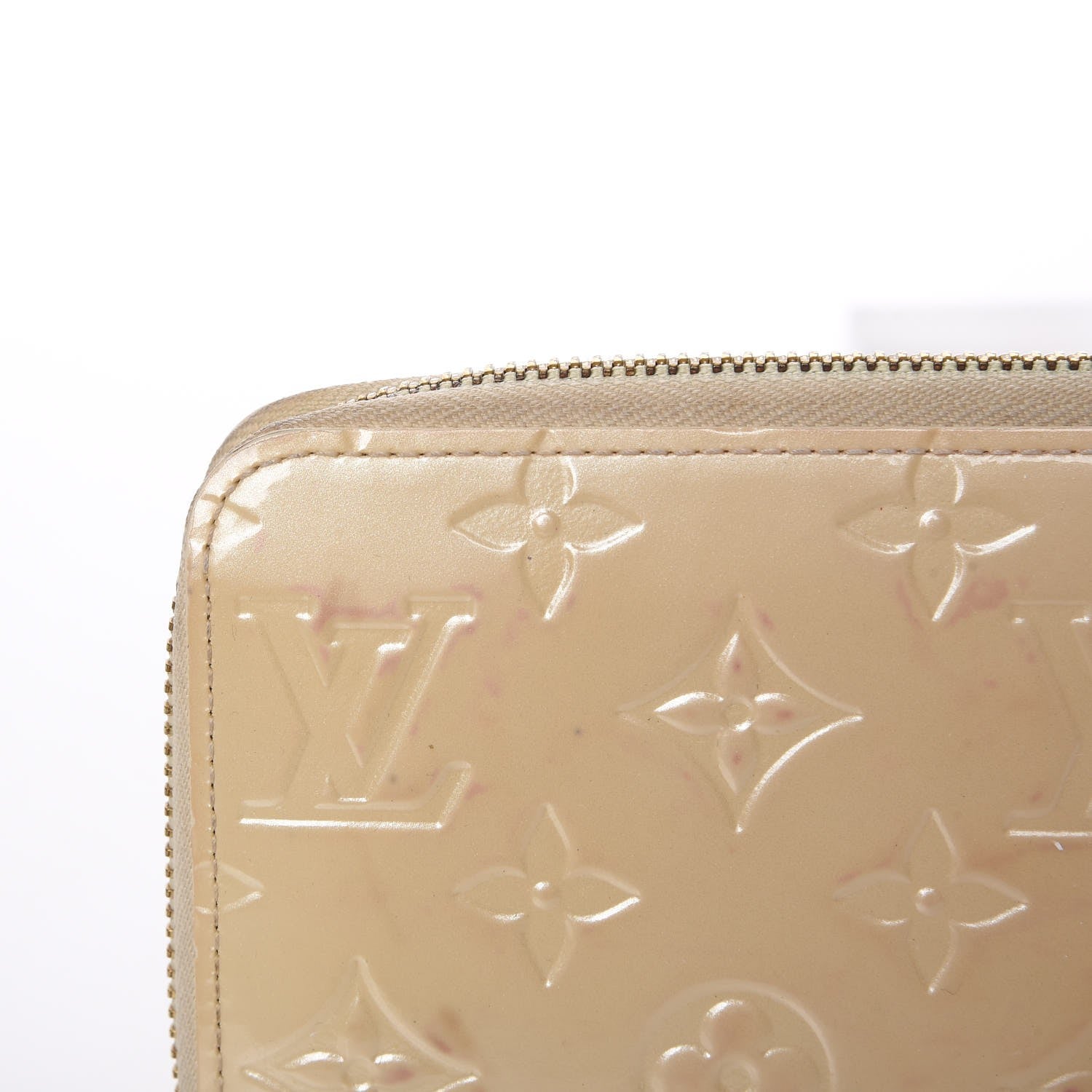 Louis Vuitton Vernis Zippy Wallet Blanc Corail 13 of 16