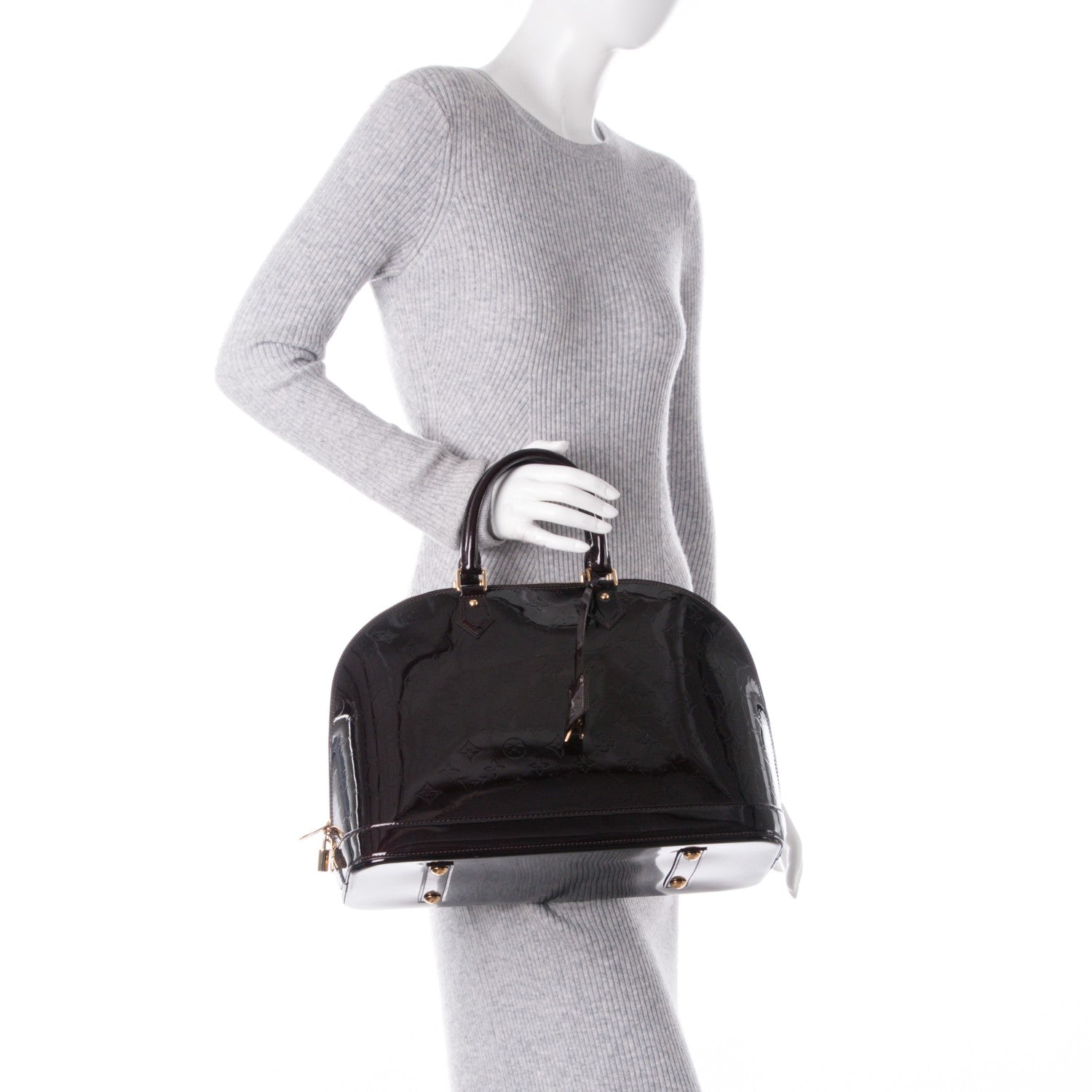 Louis Vuitton Vernis Alma GM Amarante 2 of 7