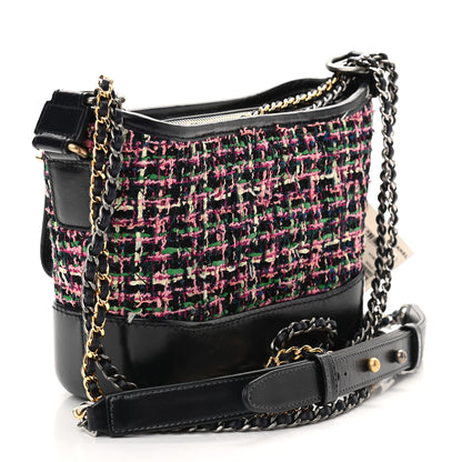 Chanel Tweed Calfskin Small Gabrielle Hobo Multi 3 of 12