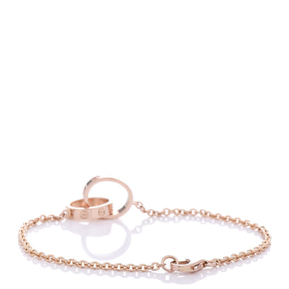 Cartier 18K Pink Gold Interlocking LOVE Bracelet 3 of 5