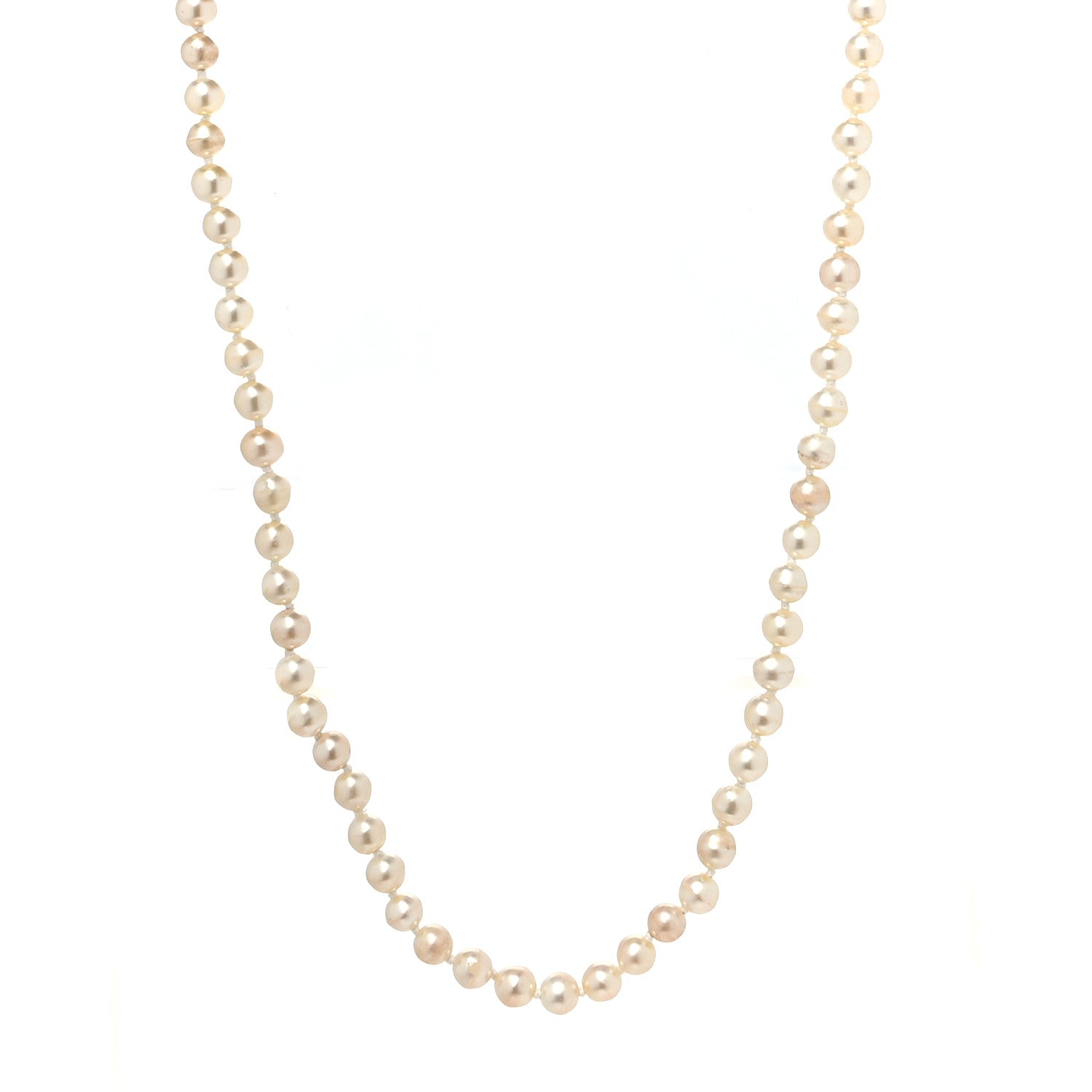 Chanel Pearl CC Long Necklace Gold 1 of 5