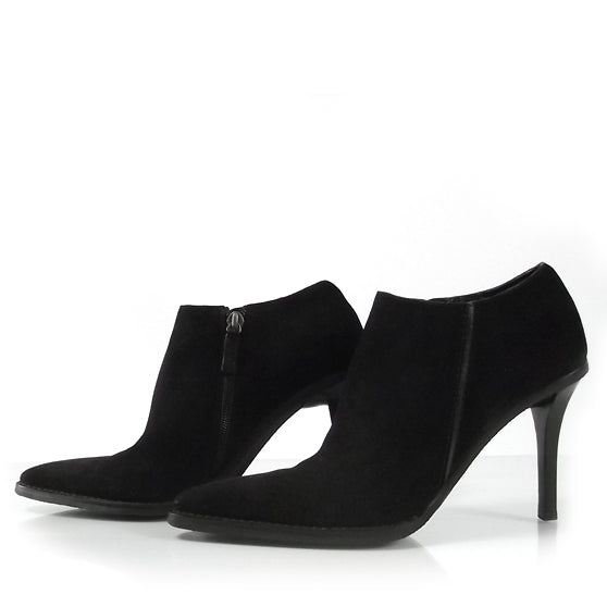 Suede Ankle Boots 8 Black