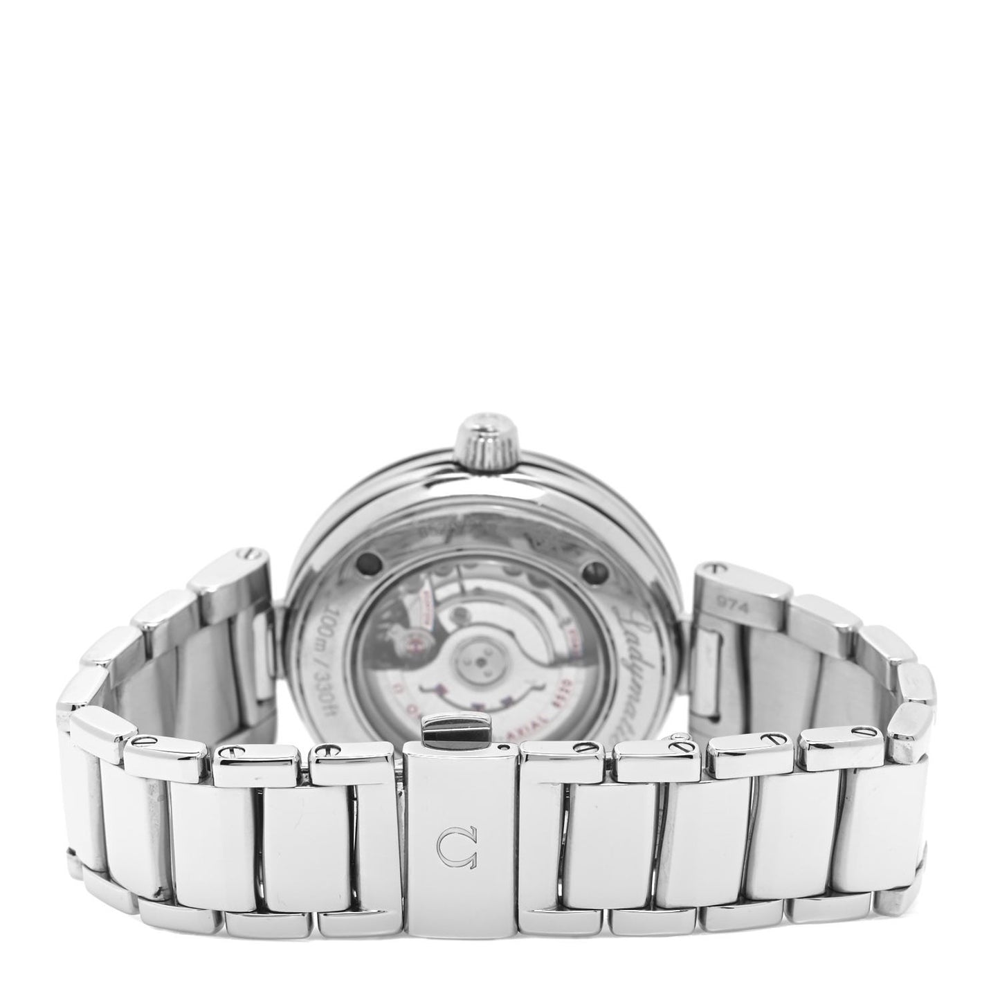 Stainless Steel 34mm Ladymatic Co-Axial Automatic Watch Black 425.30.34.20.01.001