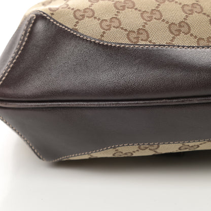 Gucci Monogram Medium Peggy Bamboo Top Handle Bag Dark Brown 12 of 12