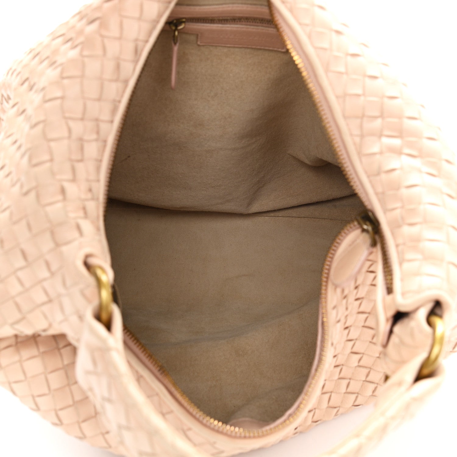 Bottega Veneta Nappa Intrecciato Pyramid Hobo Lotus 4 of 12
