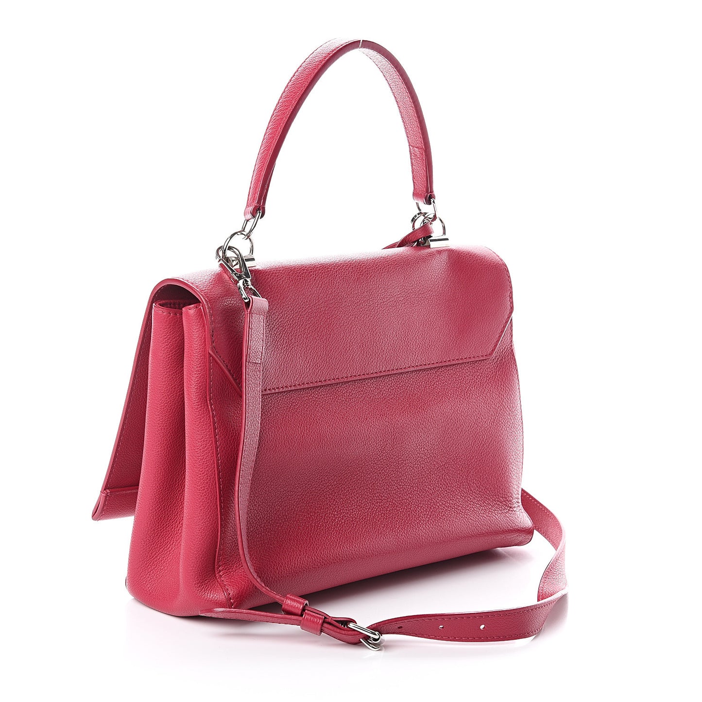 Calfskin Lockme II Top Handle Dahlia