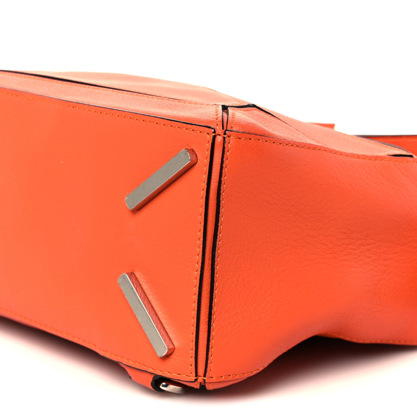 Calfskin Small Puzzle Bag Orange