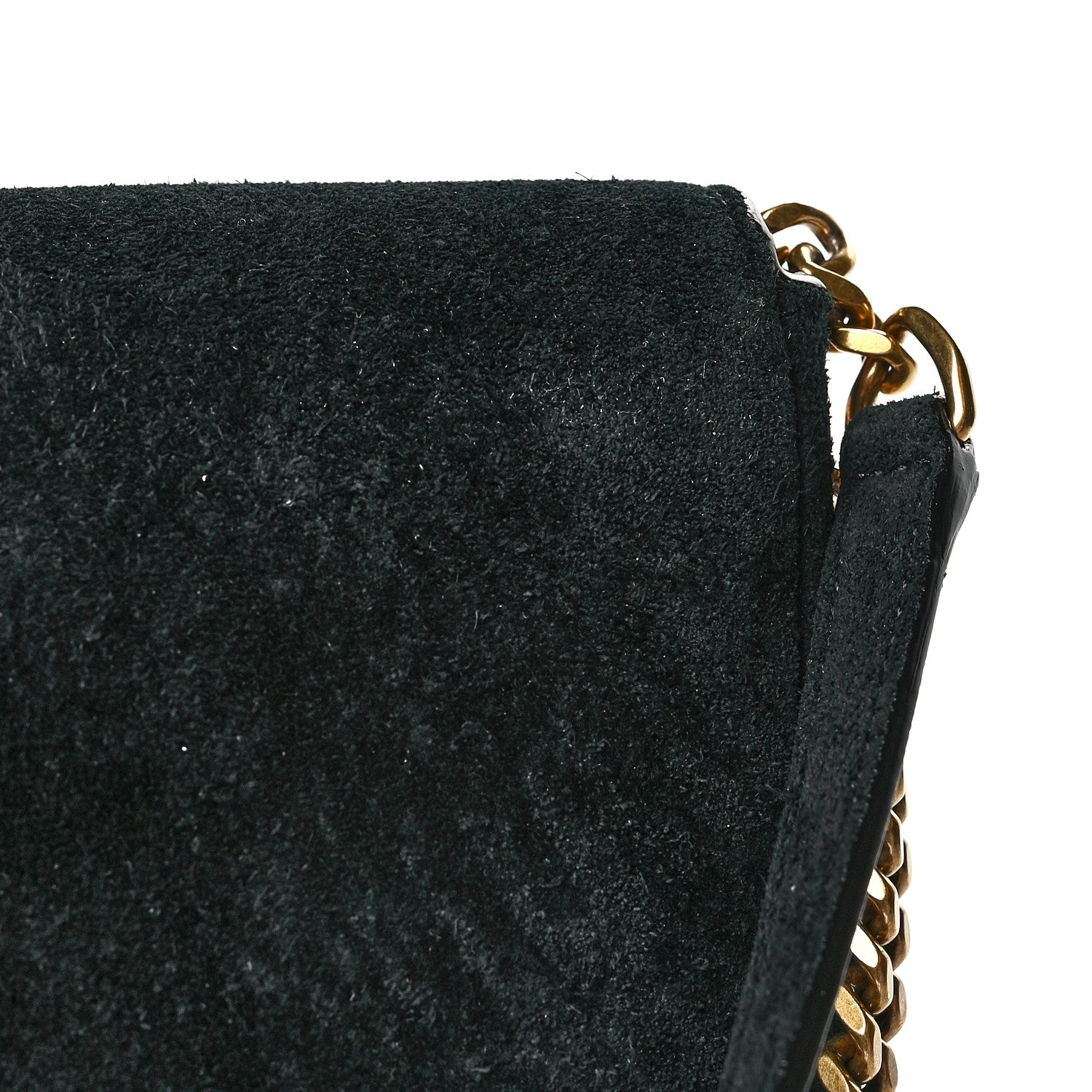 Saint Laurent Suede Monogram Tassel Kate 99 Baguette Bag Black 9 of 12