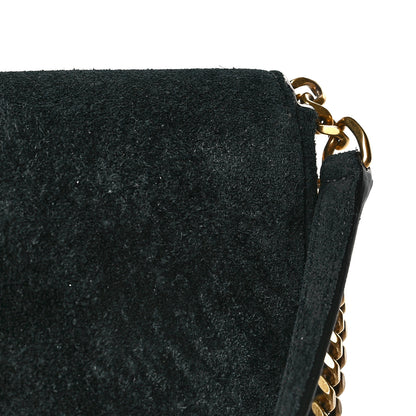 Saint Laurent Suede Monogram Tassel Kate 99 Baguette Bag Black 9 of 12