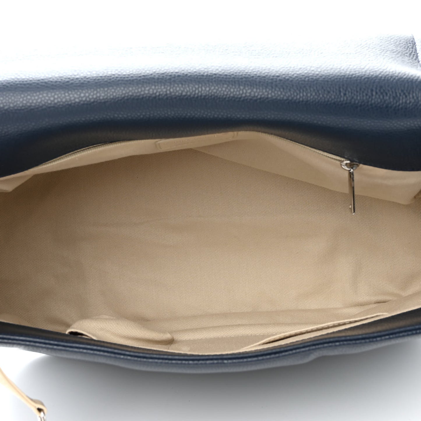 Caviar Timeless CC Accordion Flap Navy
