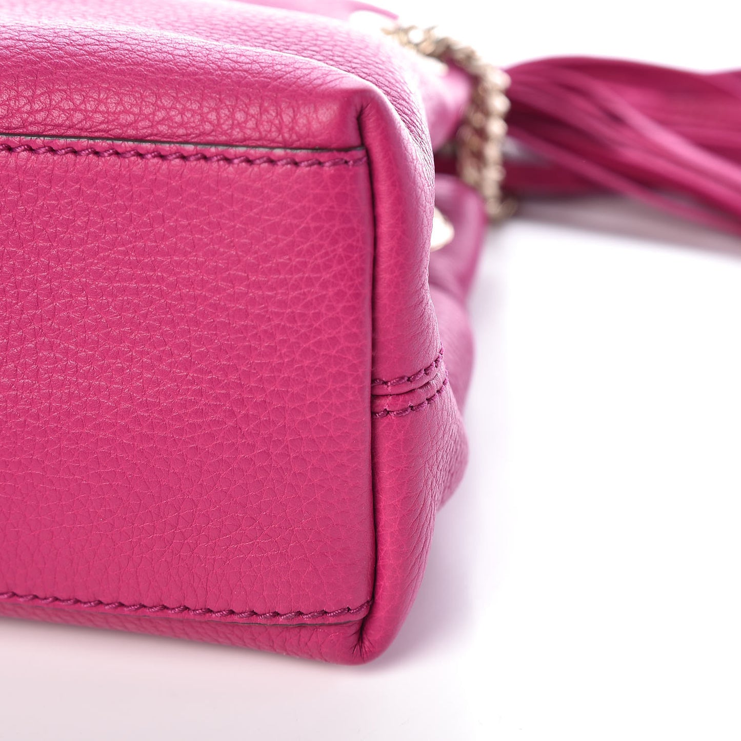 Cellarius Calfskin Small Soho Chain Shoulder Bag Bright Bouganville