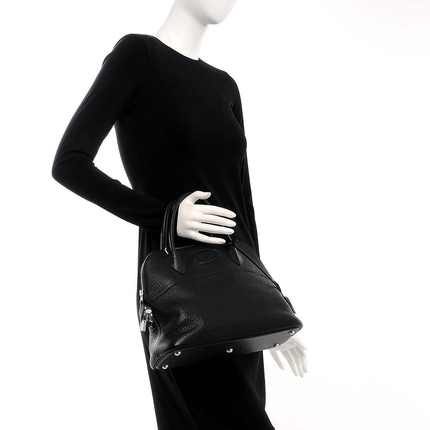 Hermes Taurillon Clemence Bolide 31 Black 2 of 20