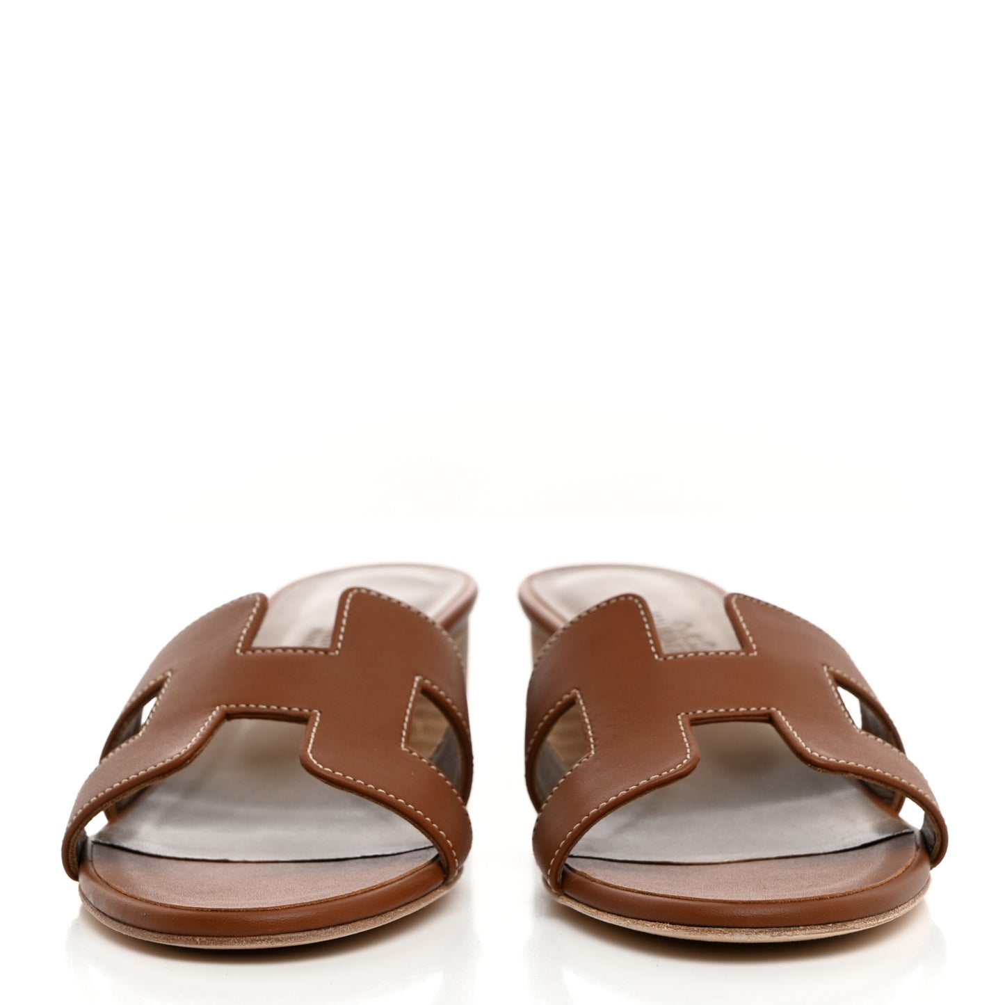 Calfskin Oasis Sandals 35 Gold