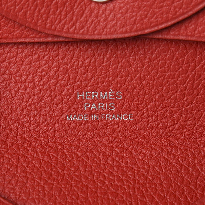 Hermes Evercolor Bastia Coin Purse Rouge De Coeur 5 of 8