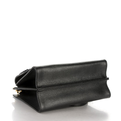Fendi Vitello Elite Studded Monster Mini Demi Jour Shoulder Bag Black 4 of 7