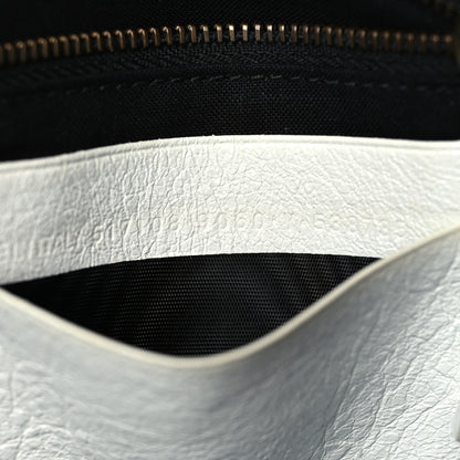 Balenciaga Agneau Graffiti All Over Classic Hardware Reporter XS White Bleu Rouge 7 of 10