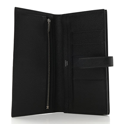 Hermes Epsom Bearn Gusset Wallet Black 5 of 8