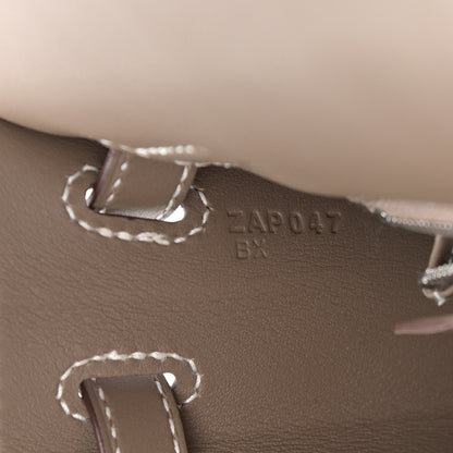 Hermes Swift Kelly Padded Sellier 25 Etoupe 7 of 12