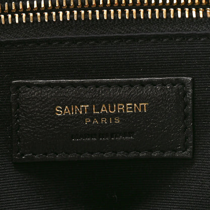 Saint Laurent Lambskin Matelasse Monogram Medium Niki Chain Satchel Black 6 of 9