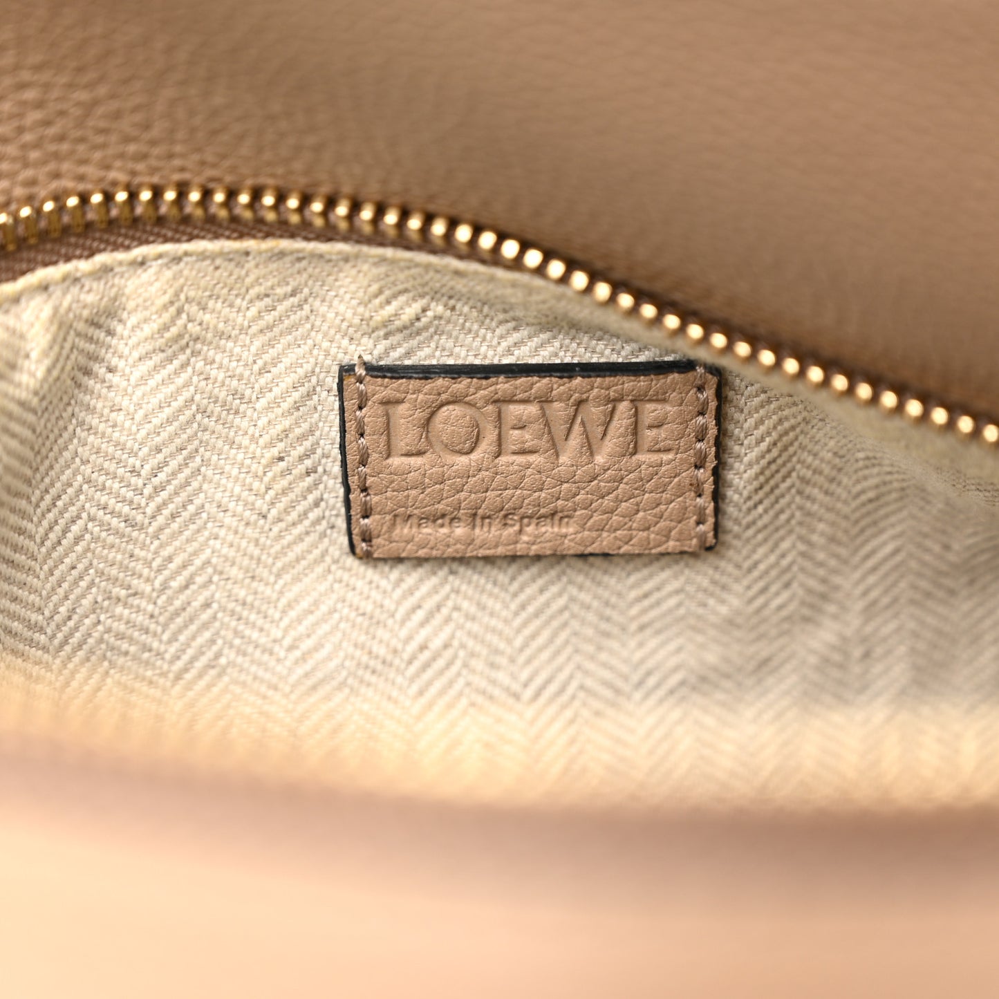 Calfskin Medium Puzzle Bag Sand