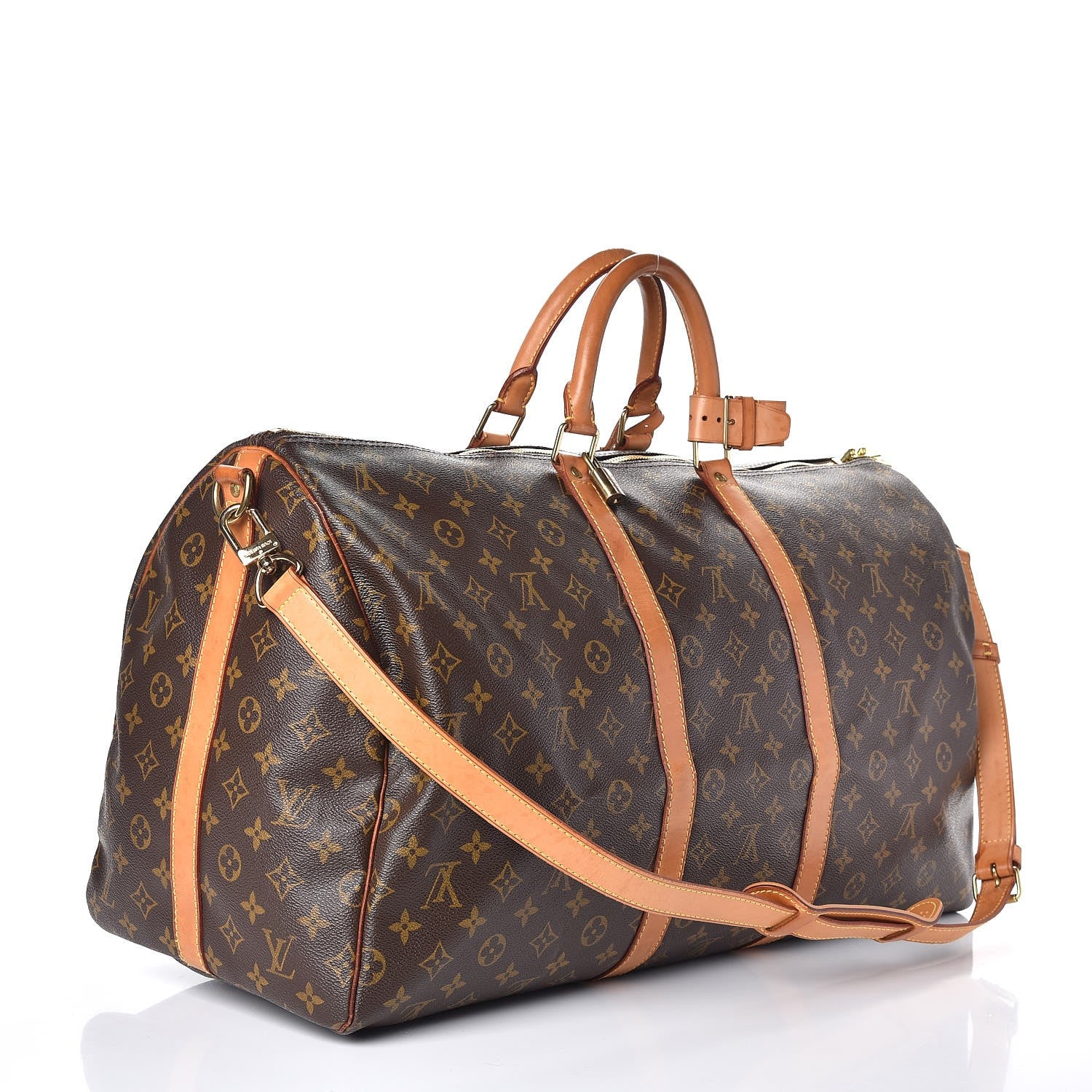 Louis Vuitton Monogram Keepall Bandouliere 55 4 of 11