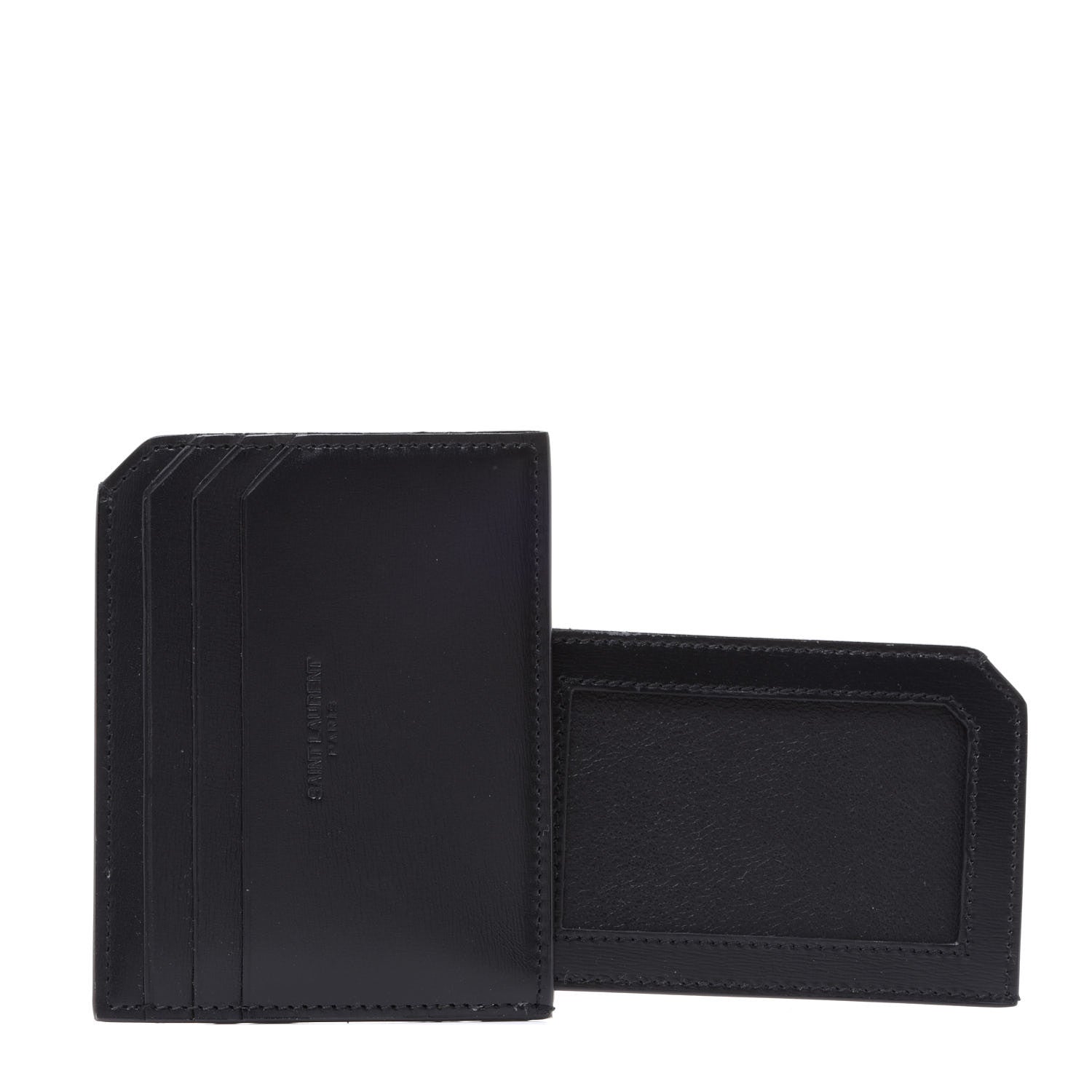 Saint Laurent Calfskin Card Case Black 5 of 7