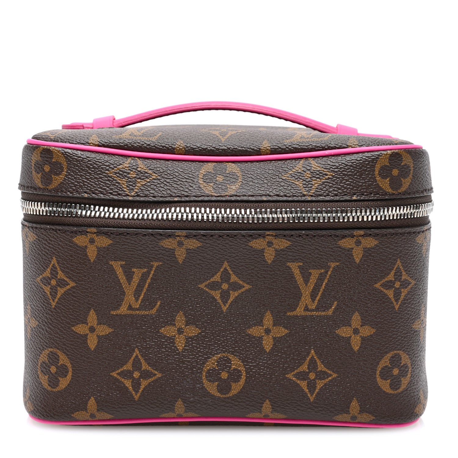 Louis Vuitton Monogram Macassar Nice Mini Fuchsia 1 of 6