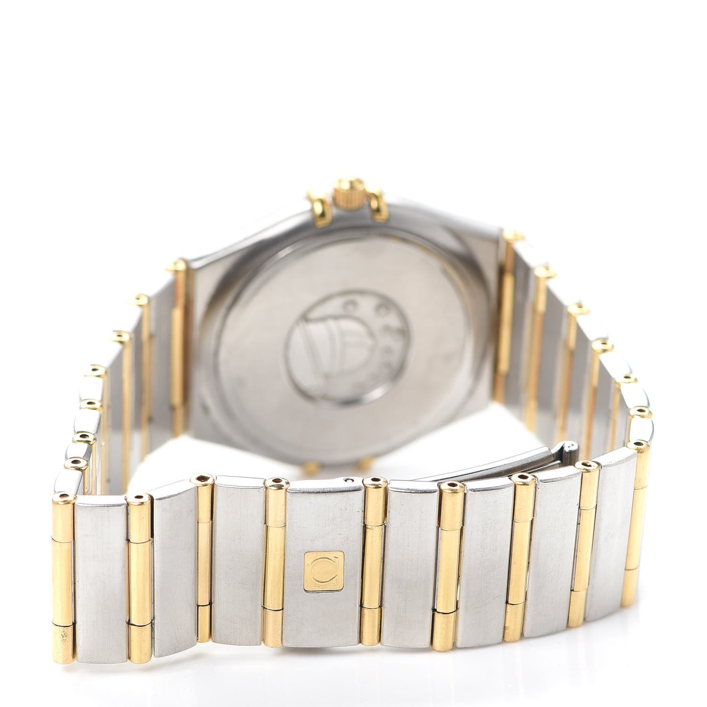 Stainless Steel 18K Yellow Gold 33mm Constellation Quartz Watch White 1312.30