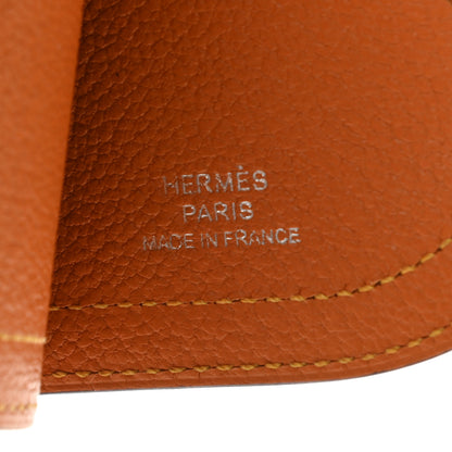 Hermes Epsom Camail Key Holder Rose Azalee Ambre Vert 3 of 5
