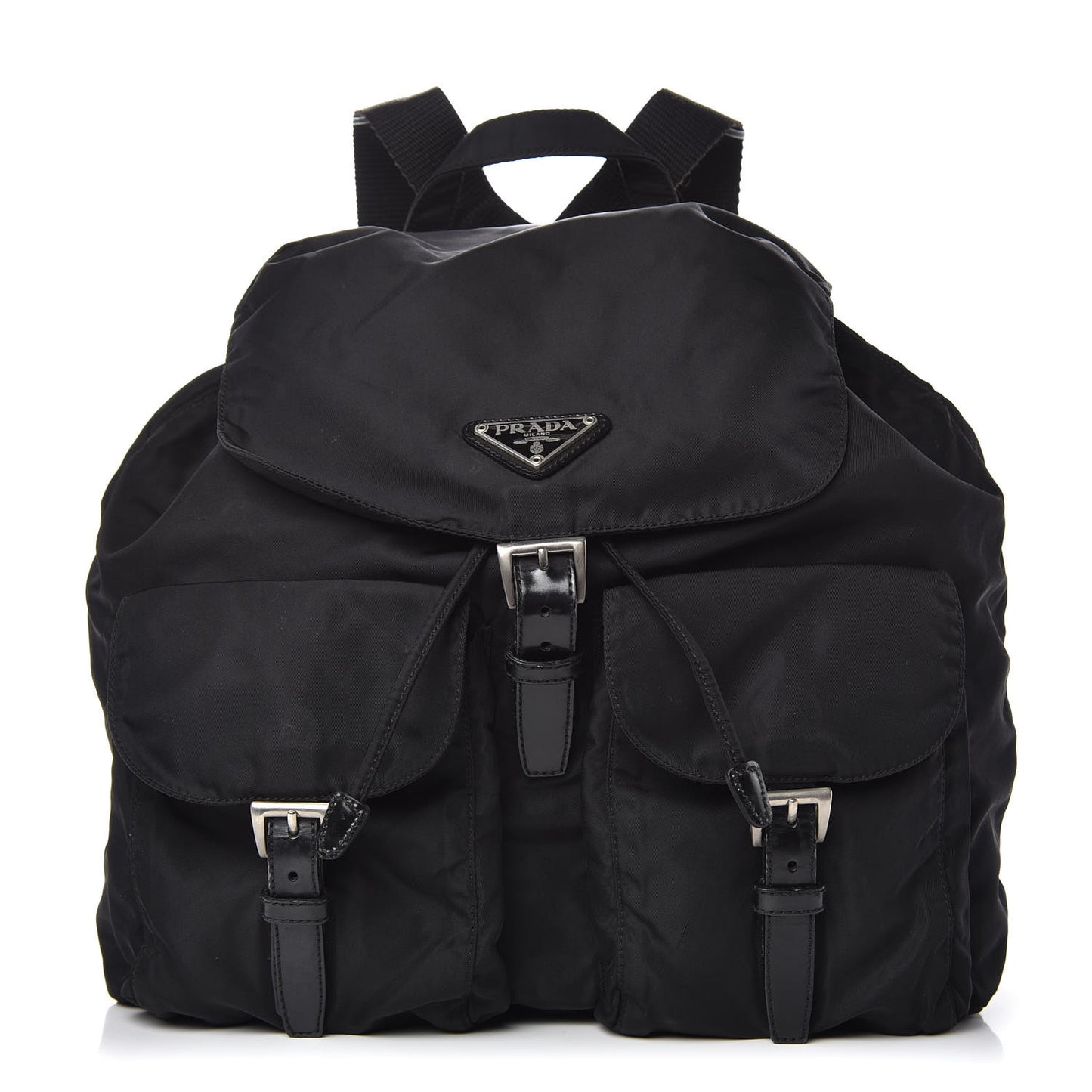 Nylon Vela Medium Backpack Black