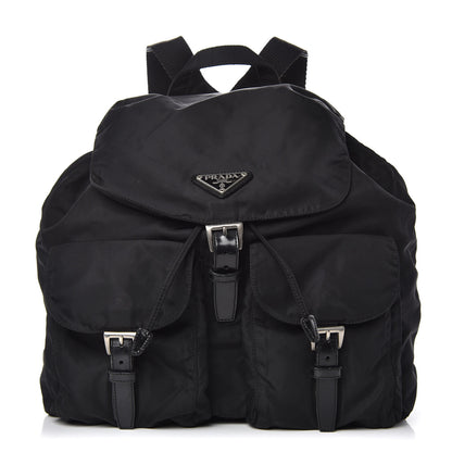 Prada Nylon Vela Medium Backpack Black 1 of 9