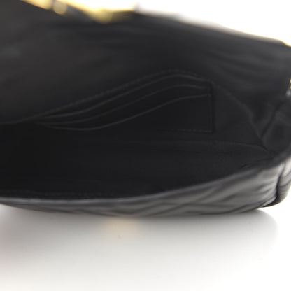 Fendi Nappa FF 1974 Embossed Mini Baguette Black 6 of 12