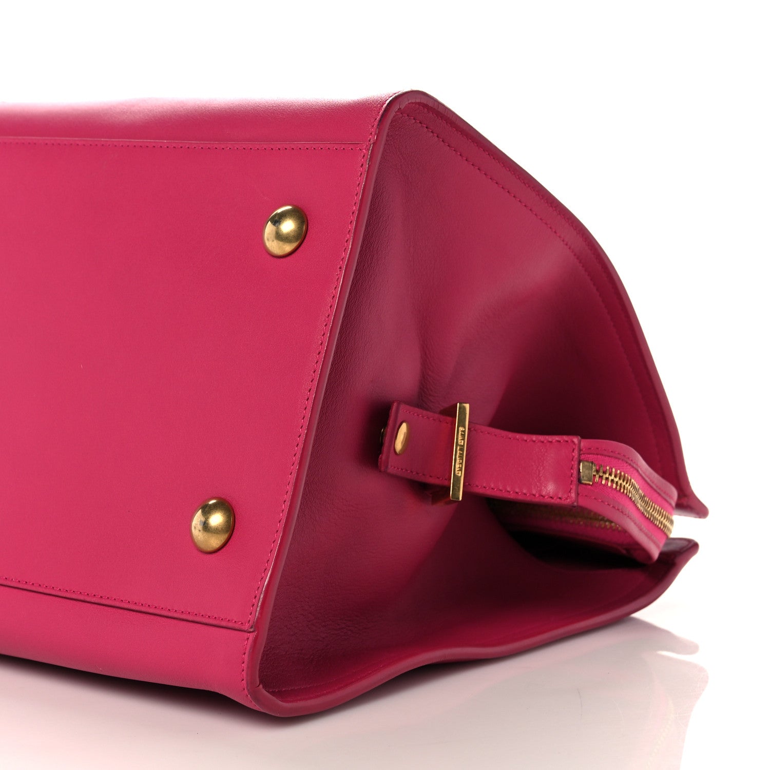 Saint Laurent Calfskin Medium Classic Y Cabas Fuchsia 8 of 12