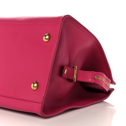 Saint Laurent Calfskin Medium Classic Y Cabas Fuchsia 8 of 12