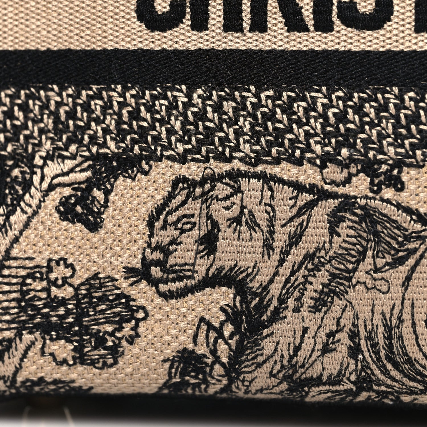 Christian Dior Toile De Jouy Embroidered Medium Lady D-Lite Beige Mullticolor 9 of 9