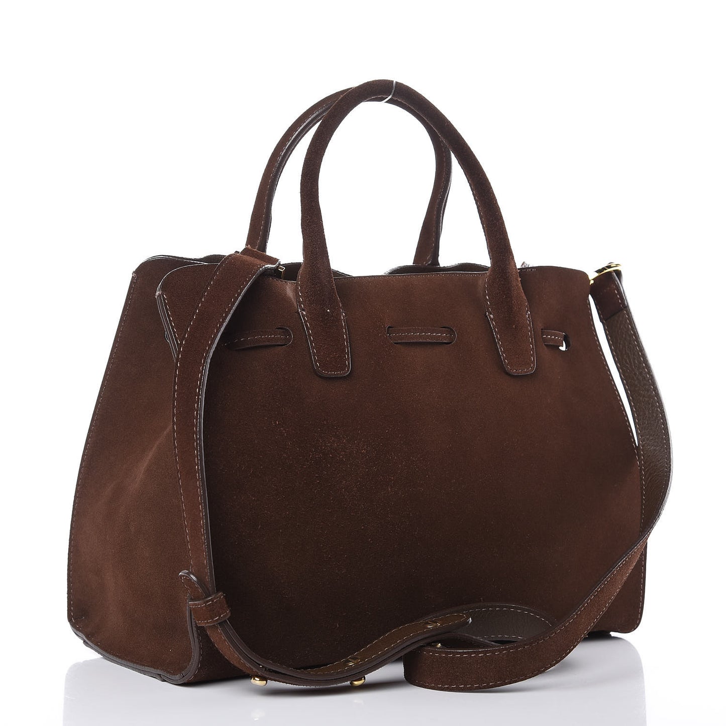 Suede Mini Sun Bag Chocolate