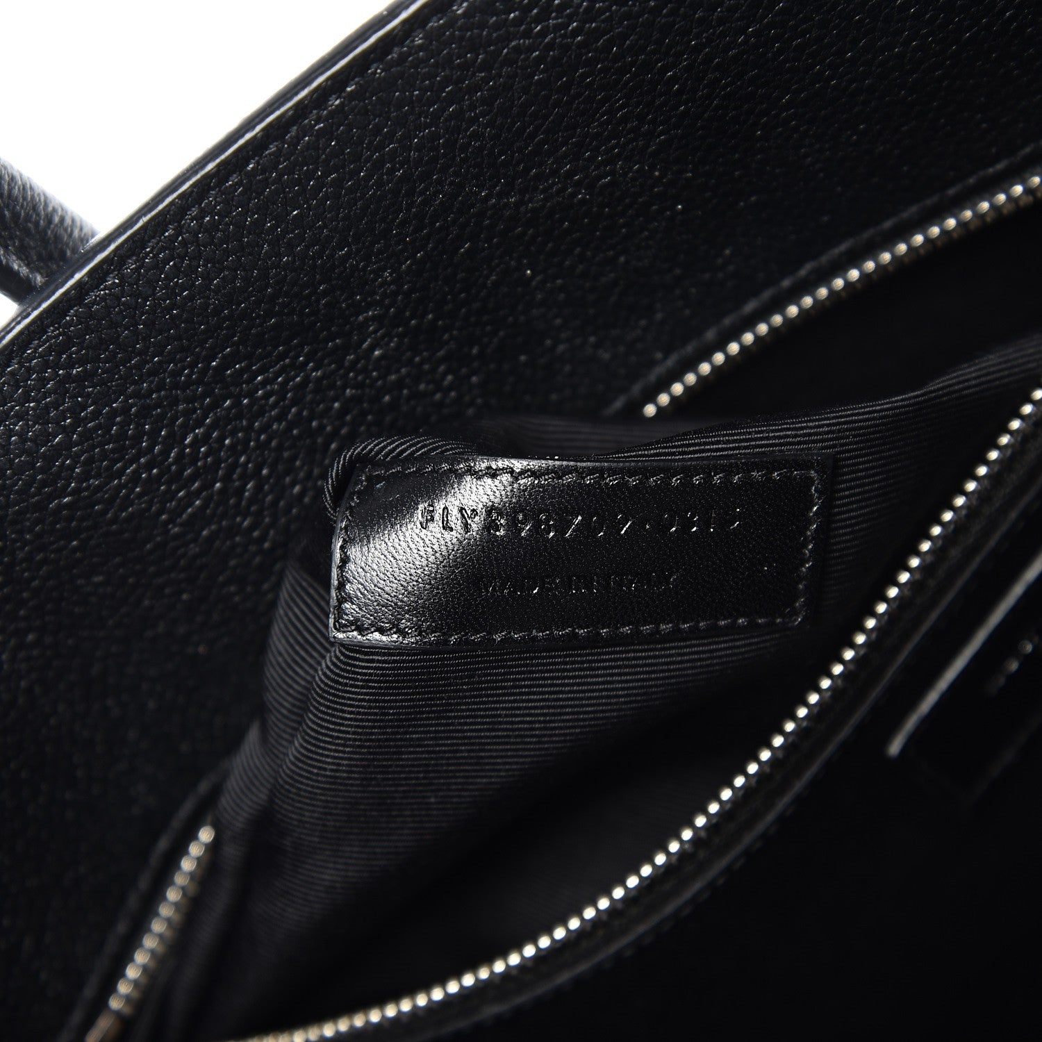 Saint Laurent Grained Calfskin Small Sac De Jour Black 8 of 12