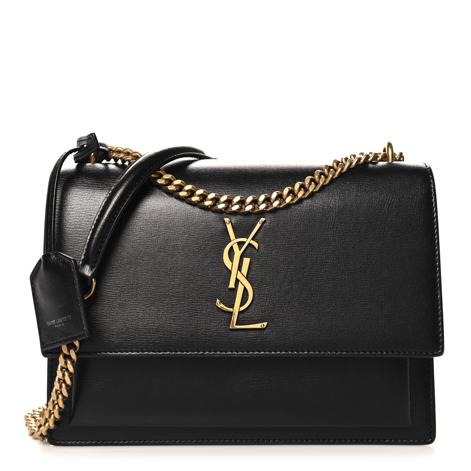 Saint Laurent Calfskin Medium Monogram Sunset Black 1 of 10